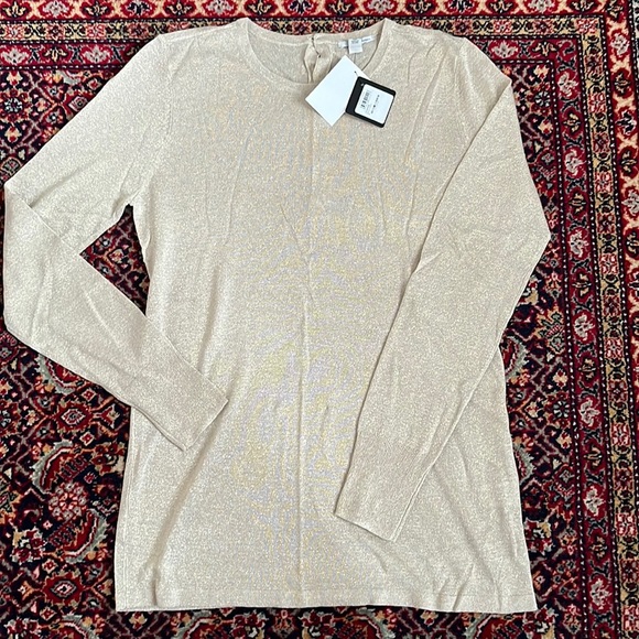 NWT Crewneck Lightweight Sweaters, Gold and Black, sold as set - Picture 1 of 4